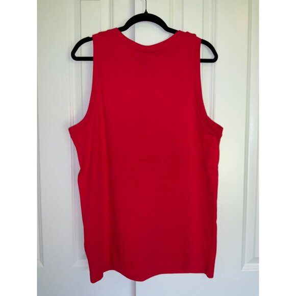 Adidas New Ruby Red & Black Tank Top, Size Small Men's - Picture 3 of 5